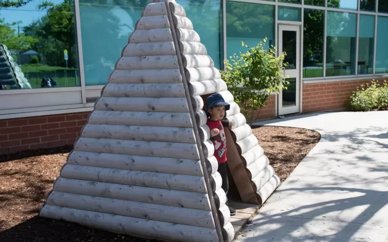 child care natural playground wood hut todays family saltfleet jpg 768x480