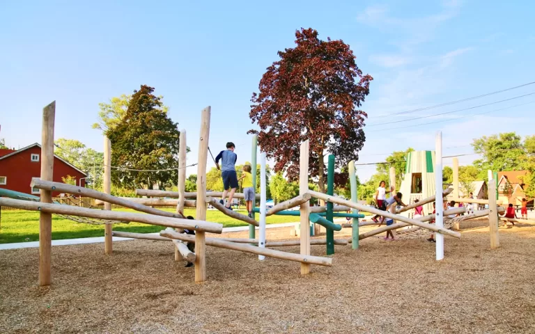 log jam wood robinia timber playground logs play outdoor jpeg 768x480