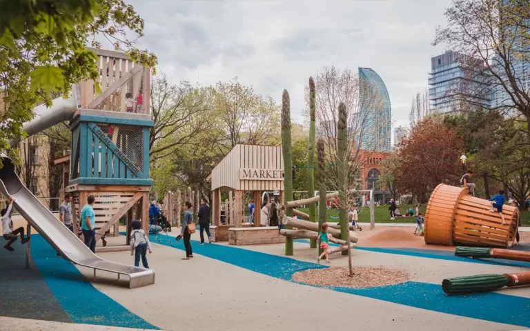 st james park toronto ontario food market themed playground jpg 768x480